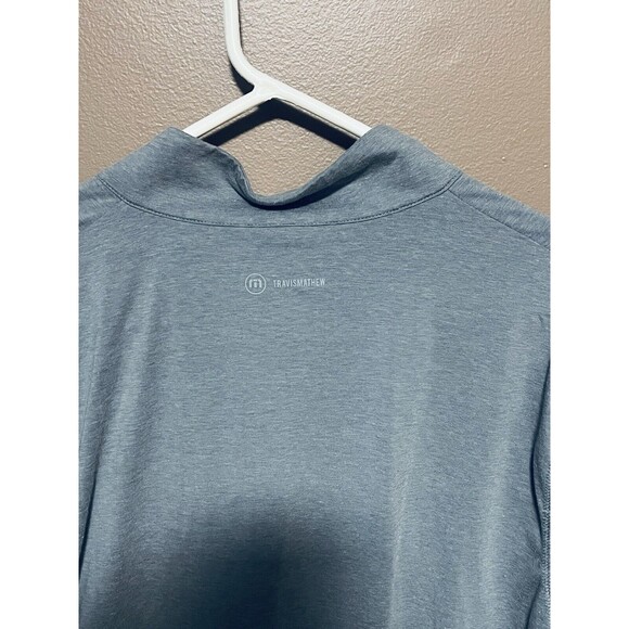 Travis Mathew Mens Long Sleeve 1/4 Q Zip Lightweight Golf Pullover Size Large XL - Picture 5 of 8